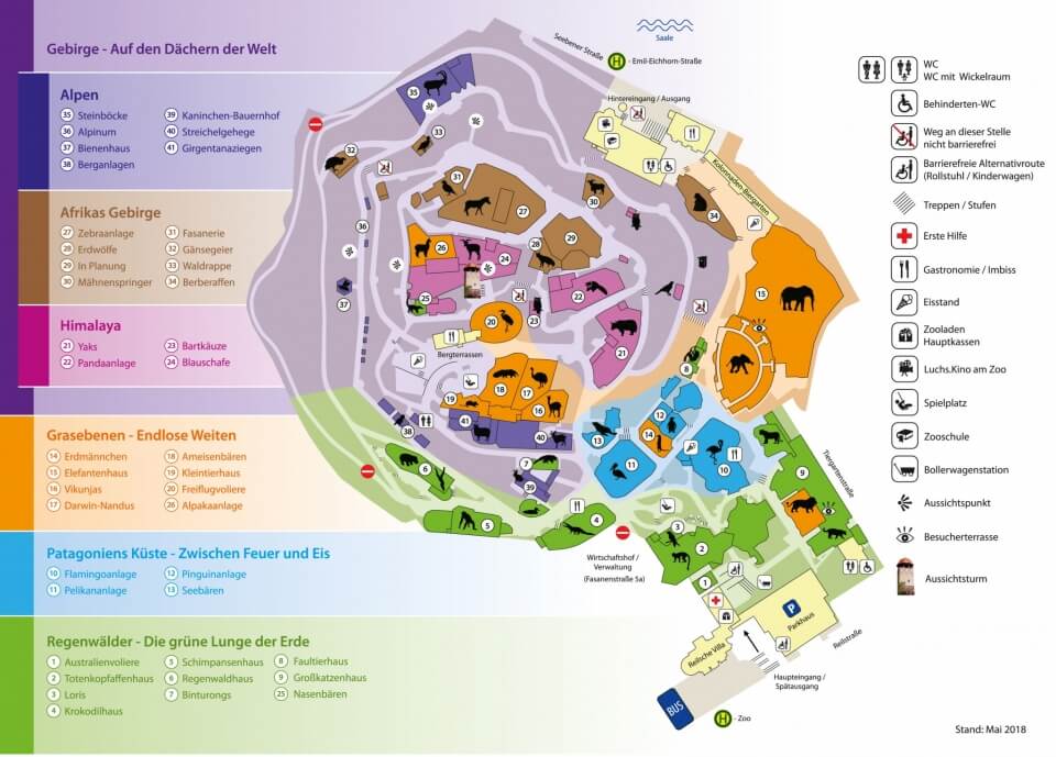 Zooplan - Bergzoo Halle