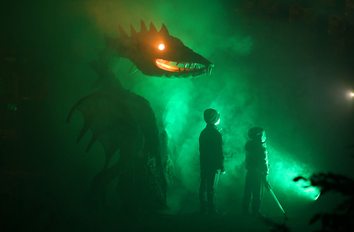 30.10.2016 Halloween im Bergzoo Halle, die größte Halloween-Party in Mitteldeutschland, mit fast 7000 Besucher der Tagesbesucherrekord in der Geschichte des Zoos (c) Steffen Schellhorn