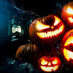 Halloweennächte Bühnenbild